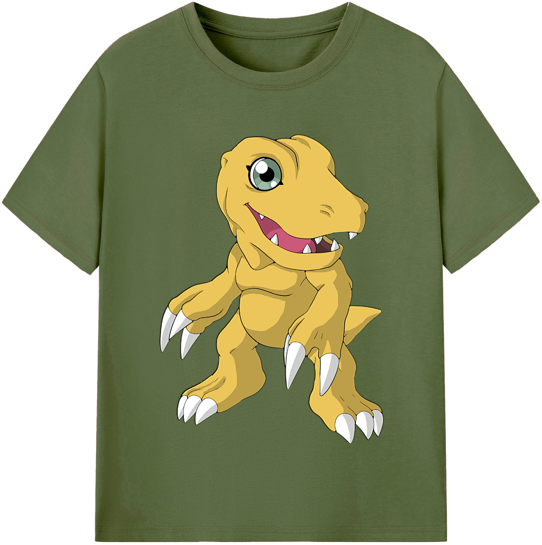 （画像用） Digimon デジタルモンスター/デジモン 綿100％半袖Tシャツ（フロントプリント）